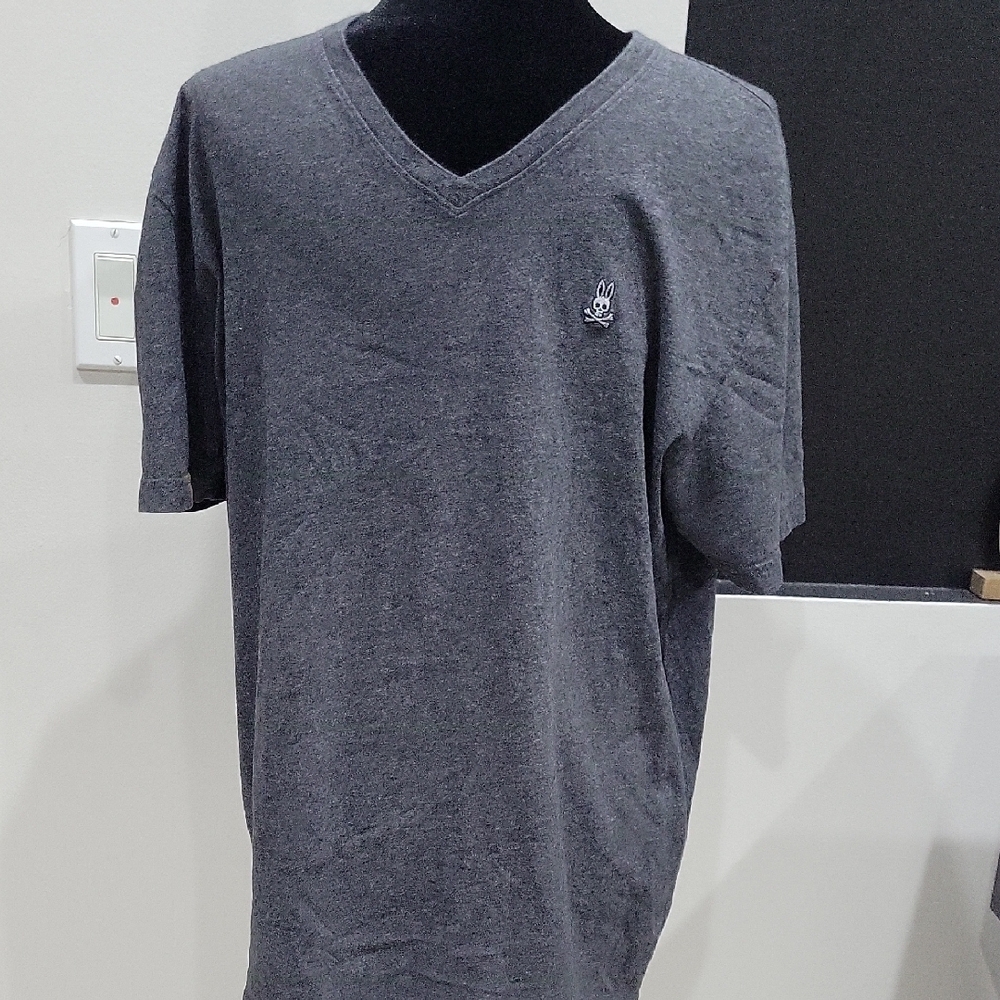 Psycho Bunny Gray Short Sleeve Tee
